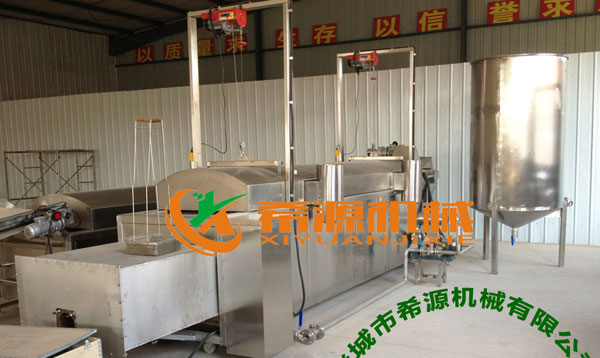 燃氣油炸機流水線