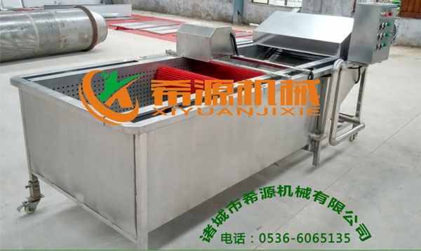 葉菜類去雜清洗機
