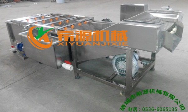 葉菜類氣浴清洗機